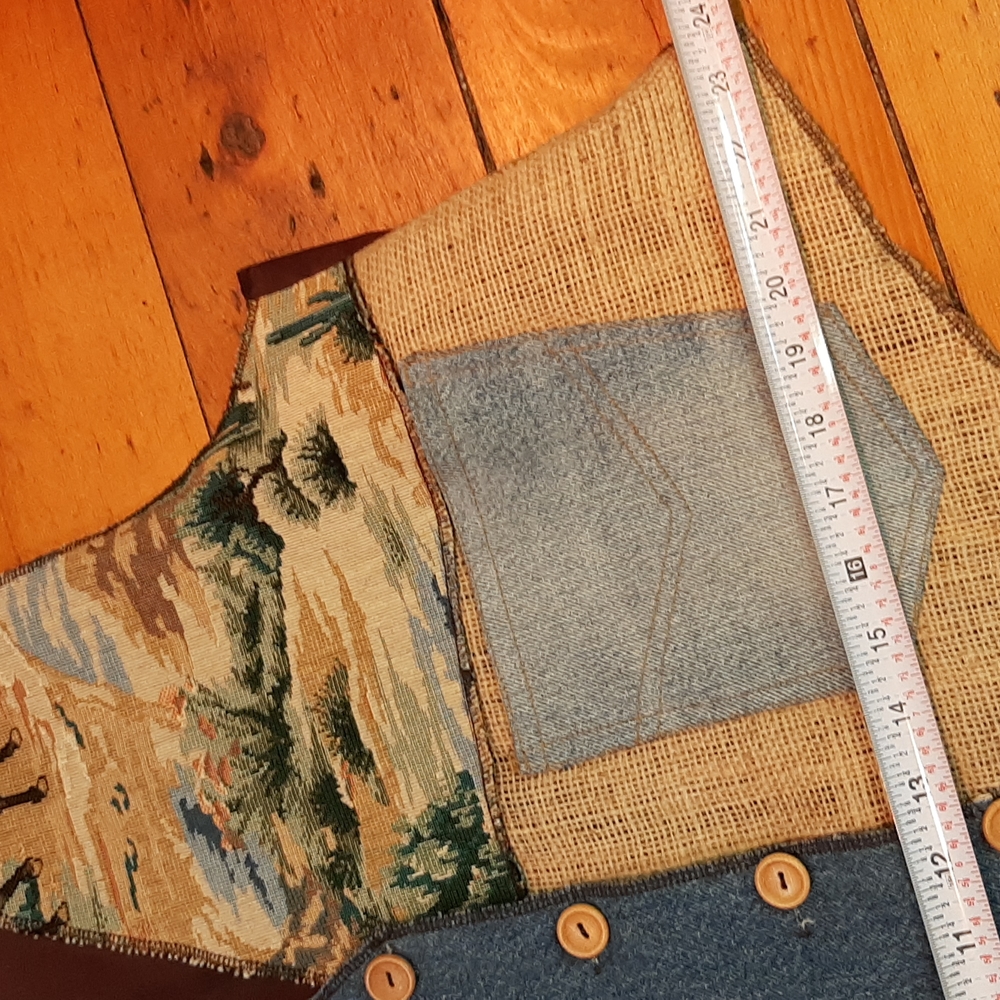 Rag retro boho multi fabric vest - Picture 5 of 8